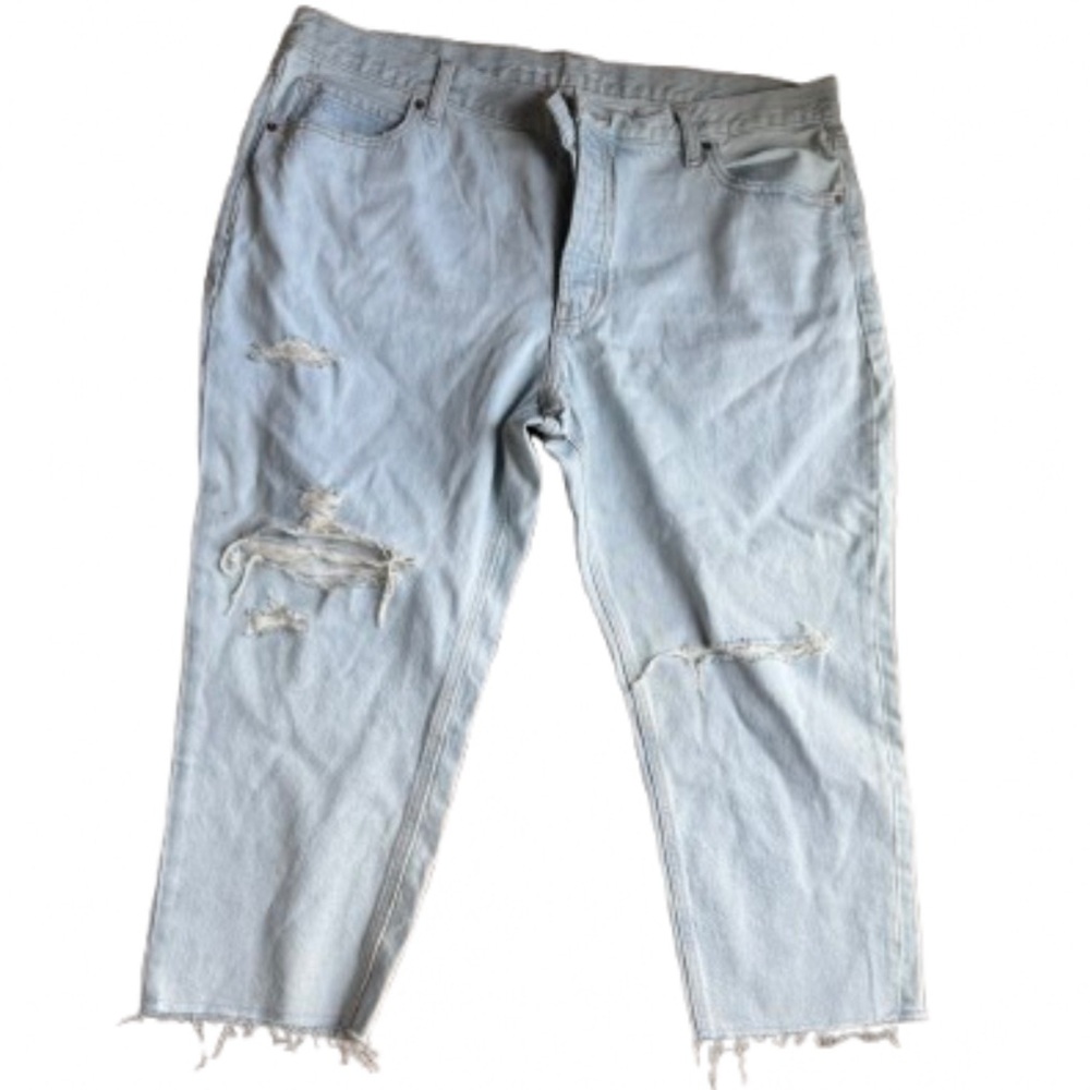 Old Navy‎ Light Blue Distressed Jeans 18 - Picture 2 of 3
